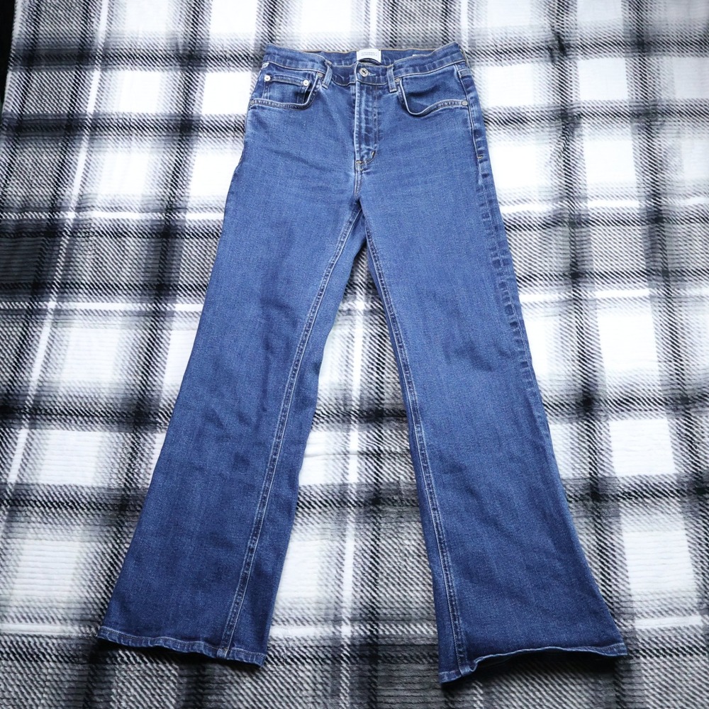 Citizens of Humanity Vidia High Rise Flare Jeans Blue Premium Vintage Size 27